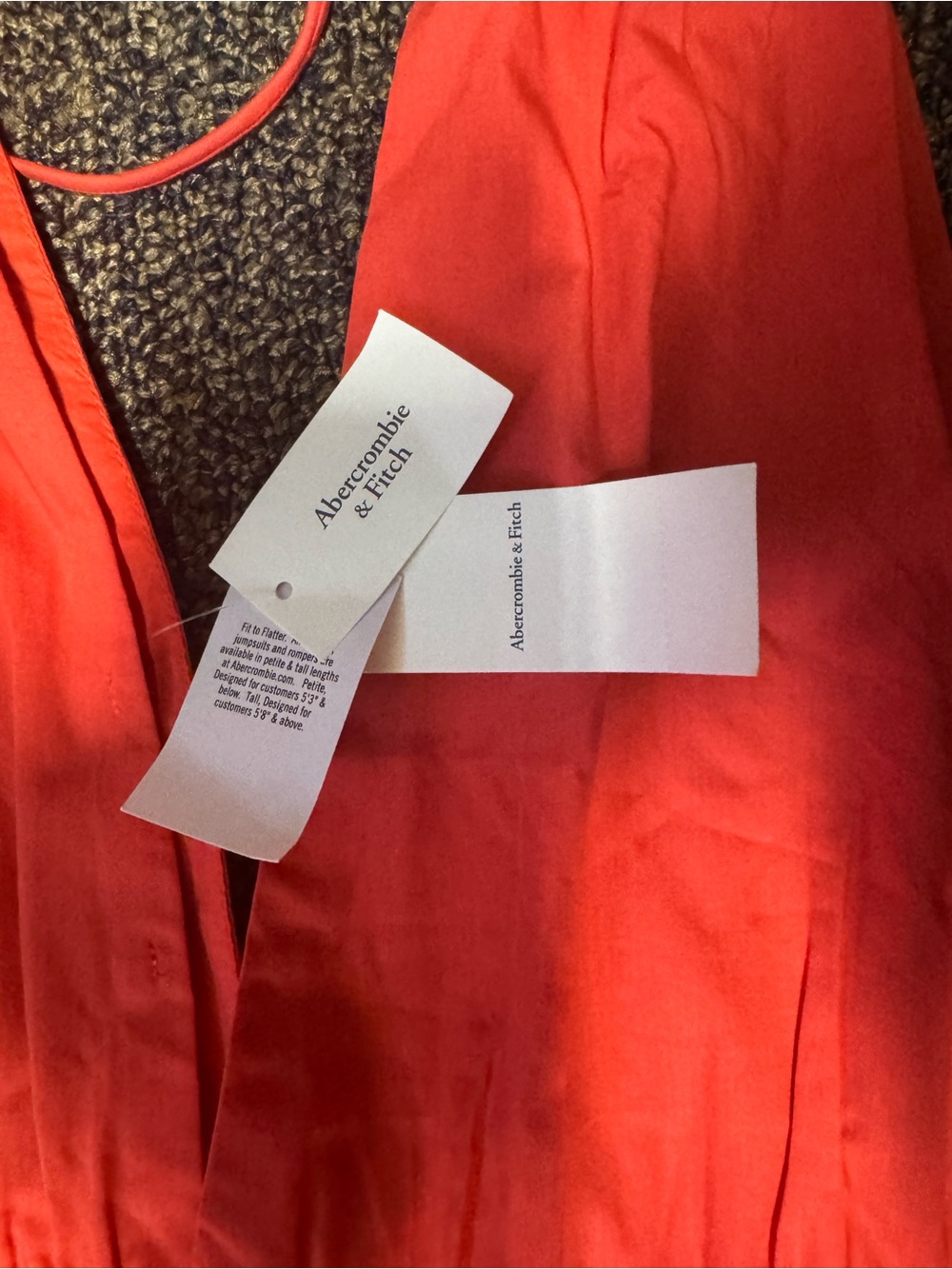 Abercrombie & Fitch Bright Orange Sleeveless Maxi Dress - Picture 3 of 11
